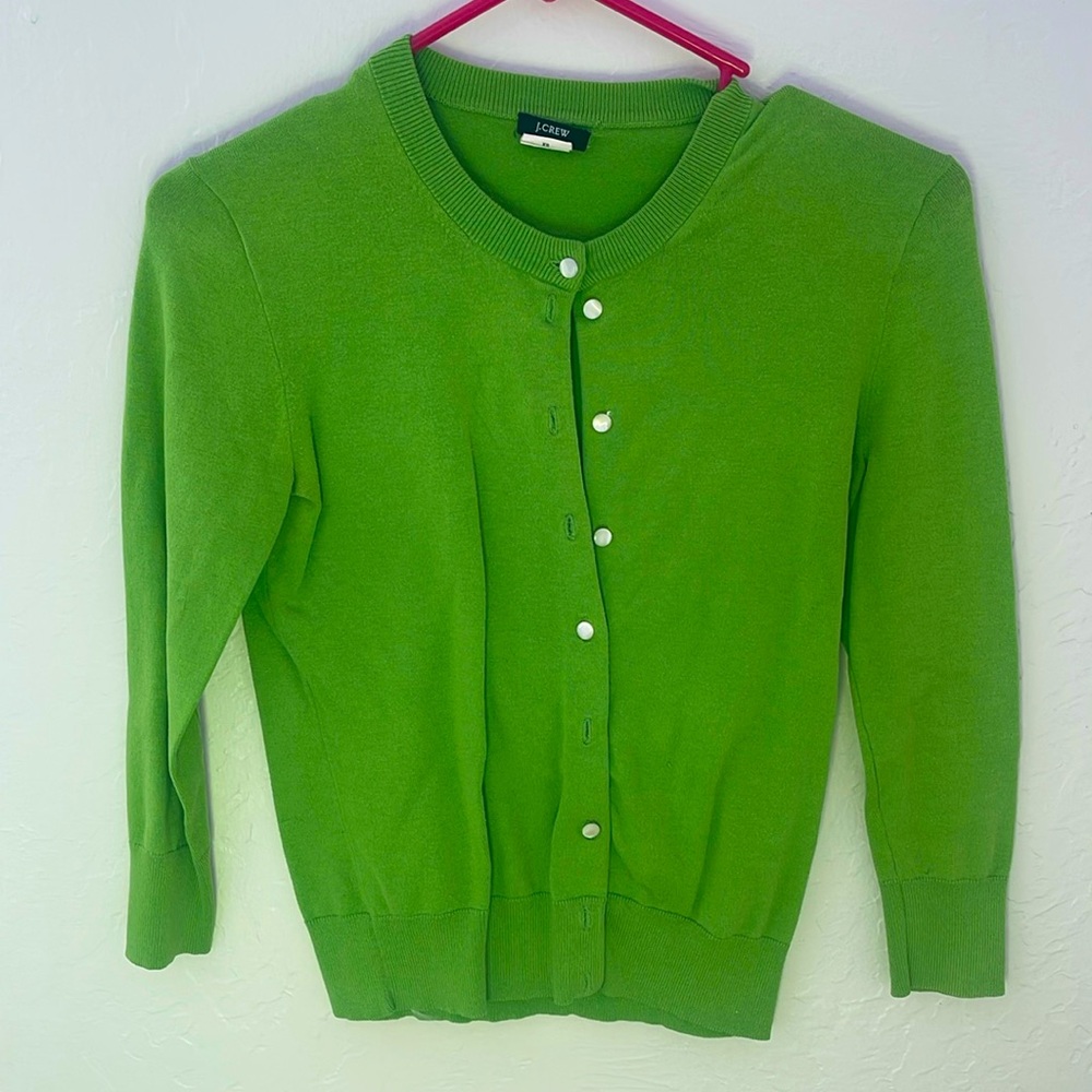 J. Crew cardigan, three-quarter length sleeve